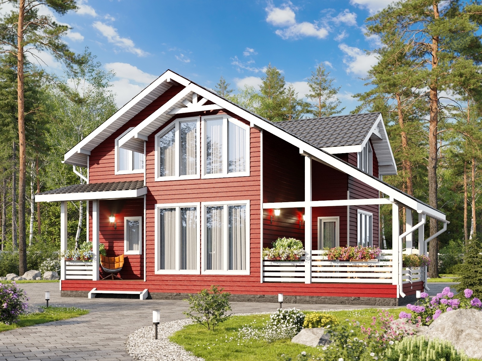 Каркасный дом VZ-832